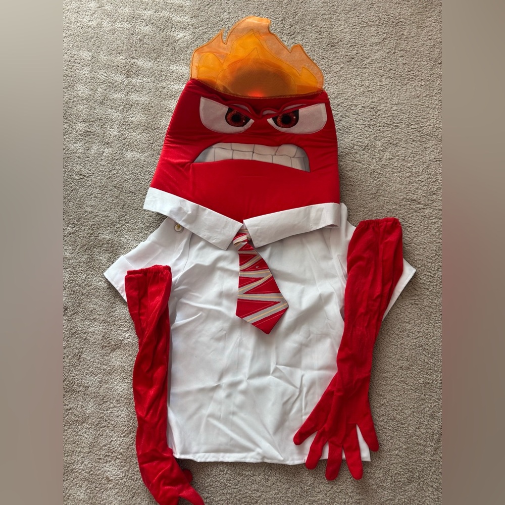 Disney Inside Out Anger Costume, one size adult